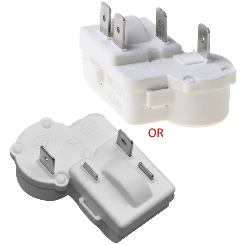 Universal 4 Pin Refrigerator Starters Overload Protector Compressor PTC Starter Relay Freezer Accessories Durable
