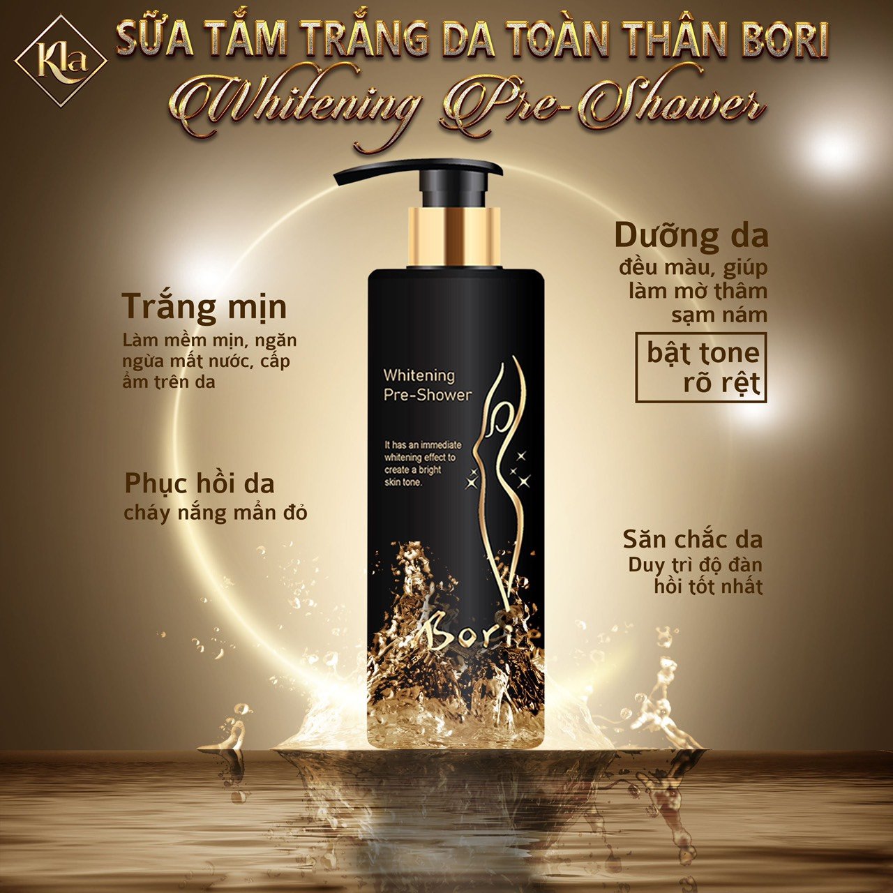 Sữa tắm trắng Bori