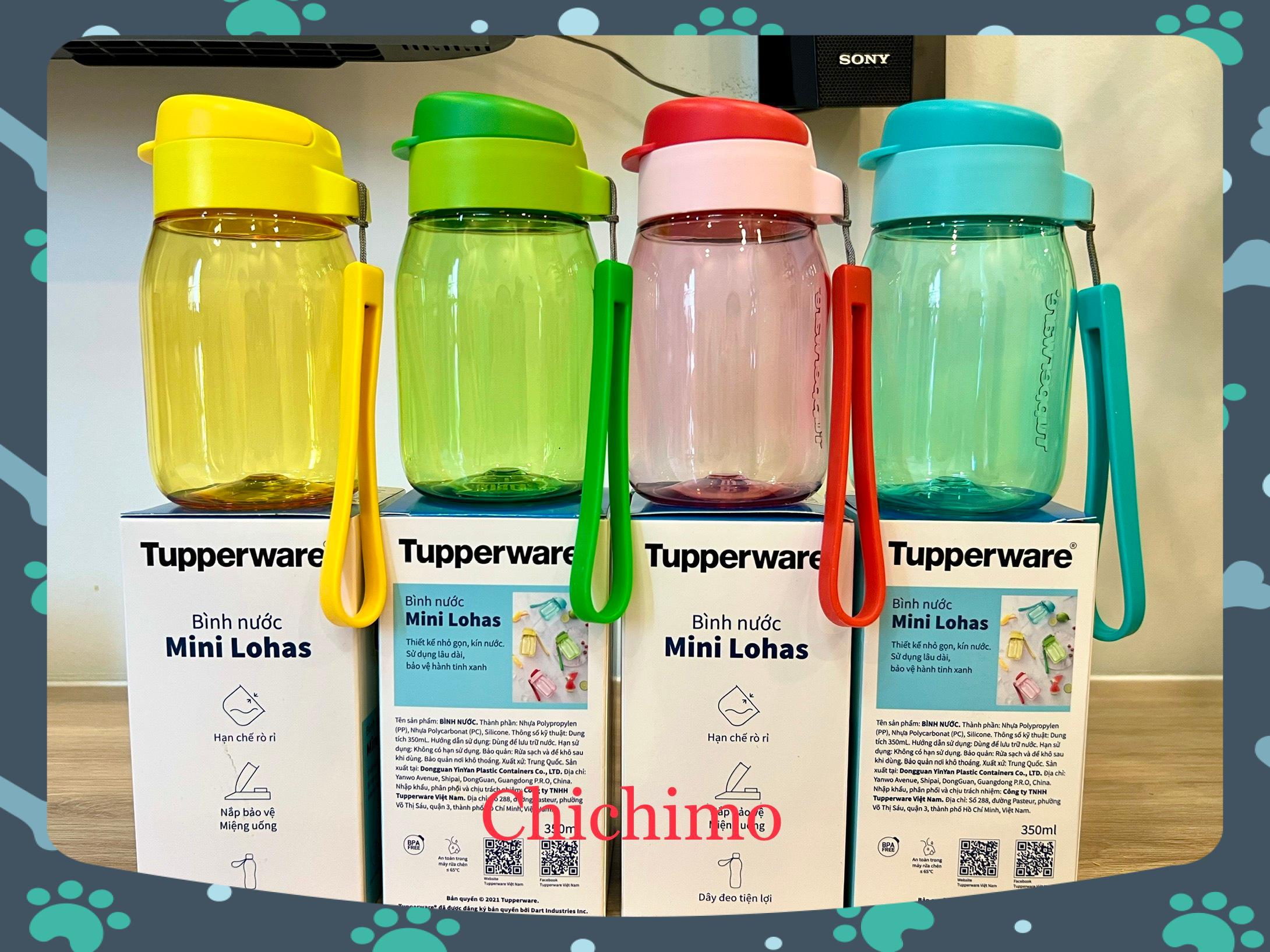 Bình Nước Tupperware Mini Lohas 350ml