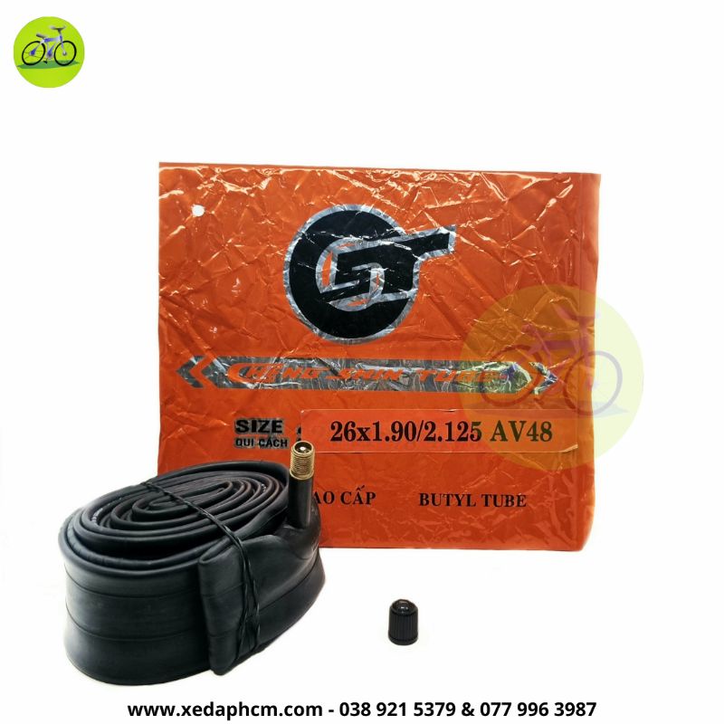 Ruột xe đạp săm chengshin 26-27x1.3/8 - 20-24-26x1.95/2.125 av32-48mm van xe máy