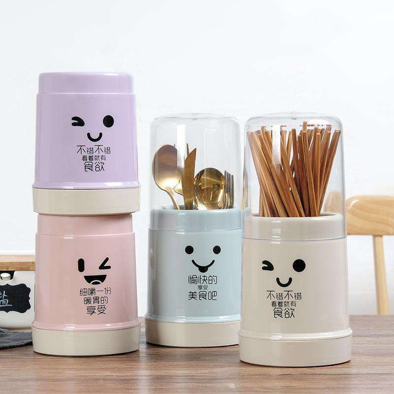 Dust-proof chopsticks cage with cover chopsticks tube kitchen tableware storage box chopsticks basket household chopsticks box shelf chopsticks bucket