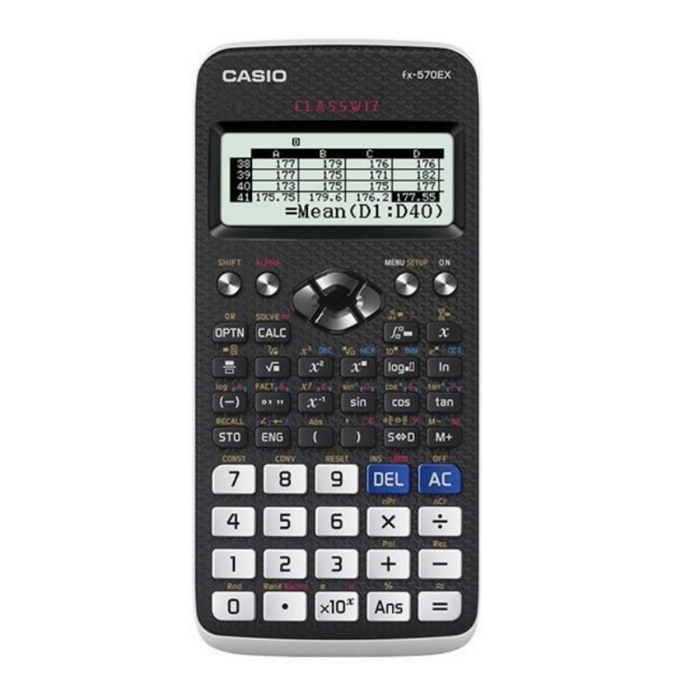 Casio fx-570EX Scientific Calculator 552 Functions Student examination Mini Calculator big