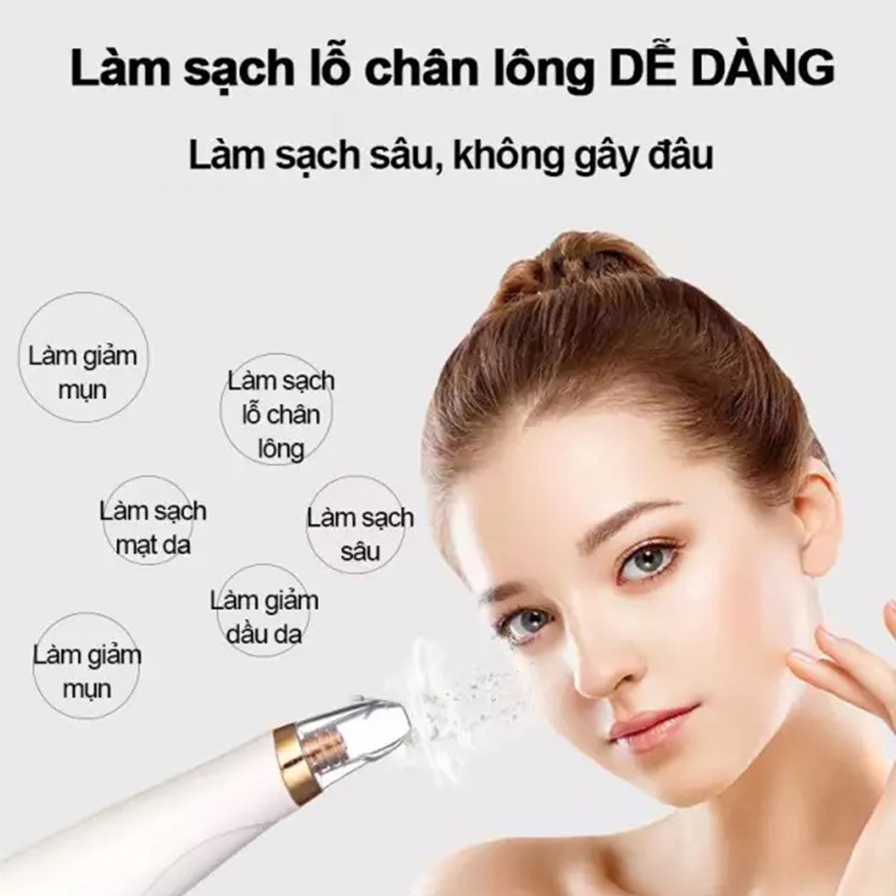 Máy Hút Mụn Cầm Tay Cao Cấp BLACK HEAD DETECTOR