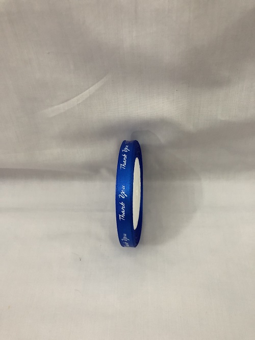 Ruy băng lụa 1 cm chữ "Thank You" đủ màu/cuộn