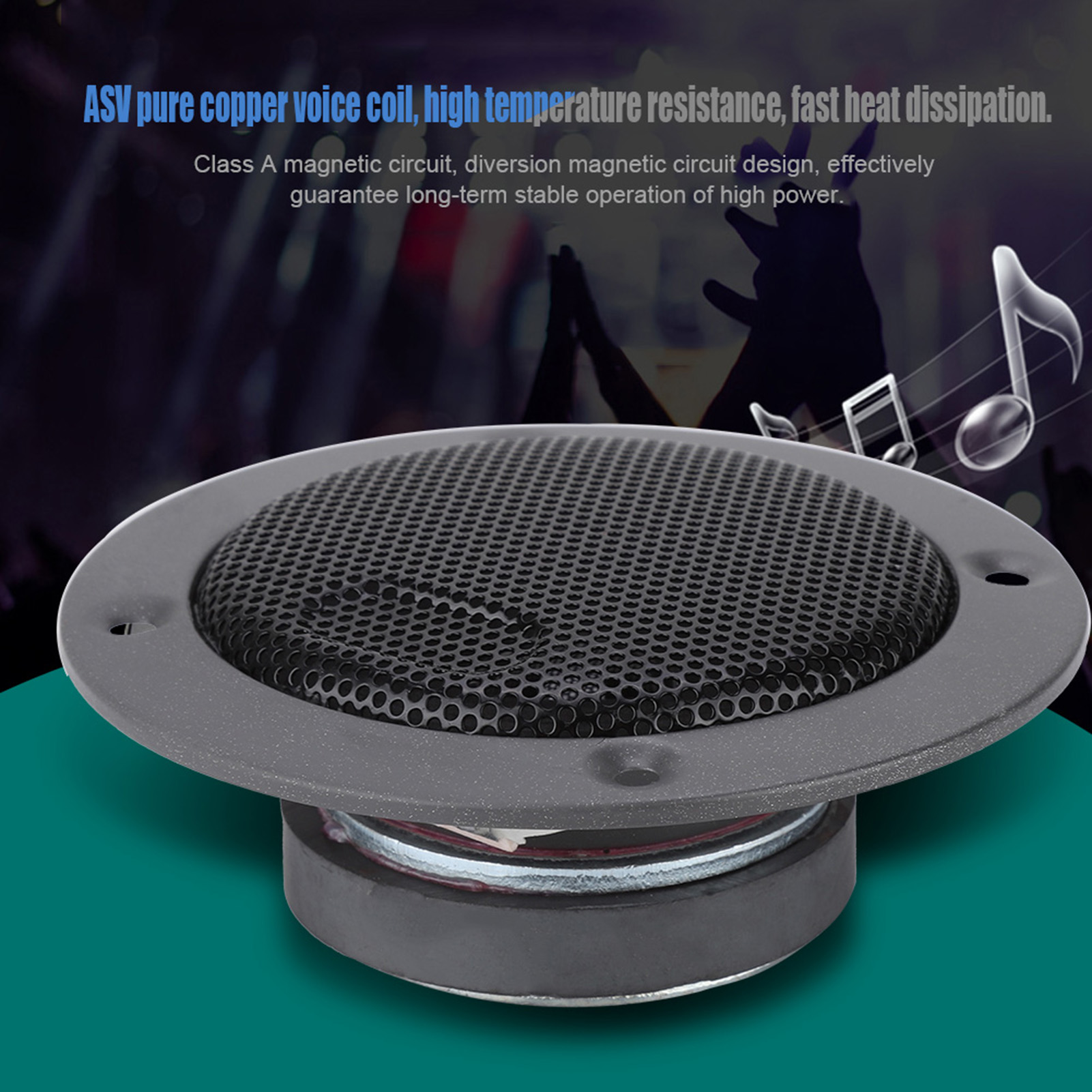 Loudspeaker Fast Heat Dissipation Horn for Music Audio Playing