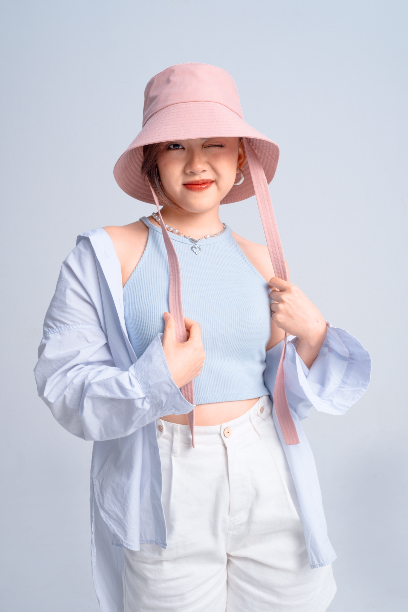 Mũ nón vành rộng sour candy hat
