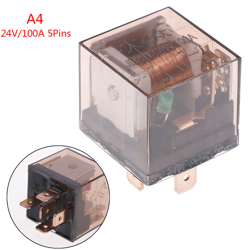 Waterproof automotive relay 12/24V 100A 4/5Pin SPDT car control device relays GENGLI. 