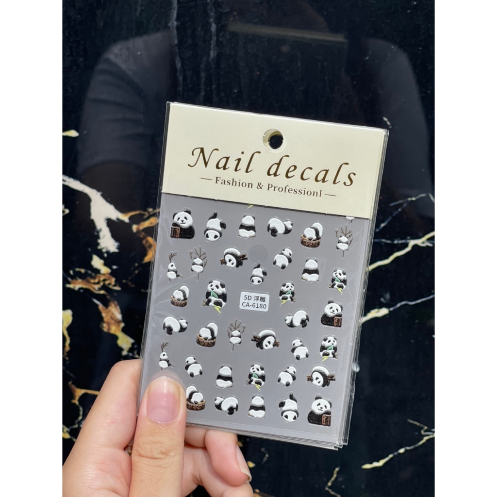 Sticker 5D dán móng cao cấp Hàn Quốc