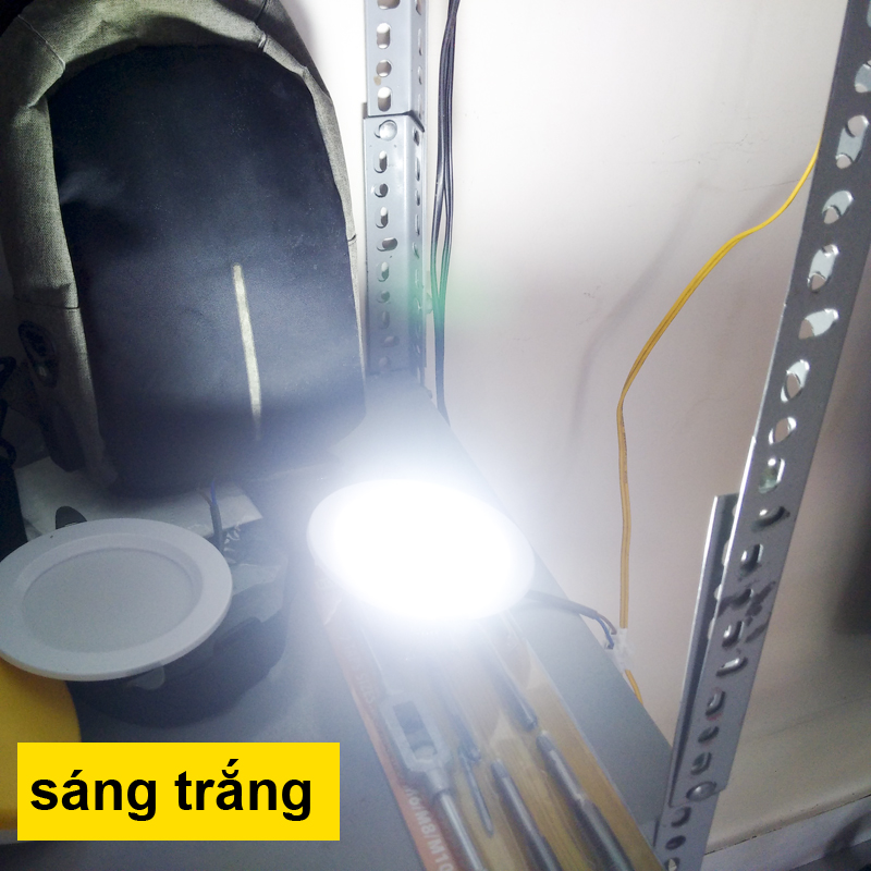 Đèn Led âm trần trực tiếp 220V phi 100mm 9W