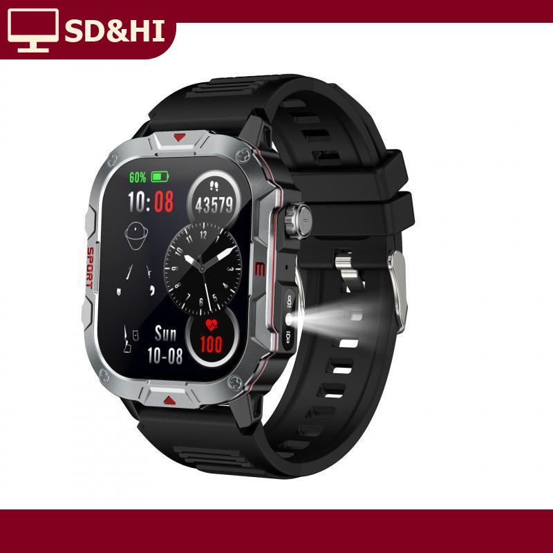 SD&HI Người Đàn Ông Thể Thao Thông Minh Đồng Hồ 2.19 ”Màn Hình Oxy Máu Bluetooth Nói chuyện Đồng Hồ Đa Thể Thao Chế Độ IP67 Ngoài Trời Không Thấm Nước Thông Minh Đồng Hồ