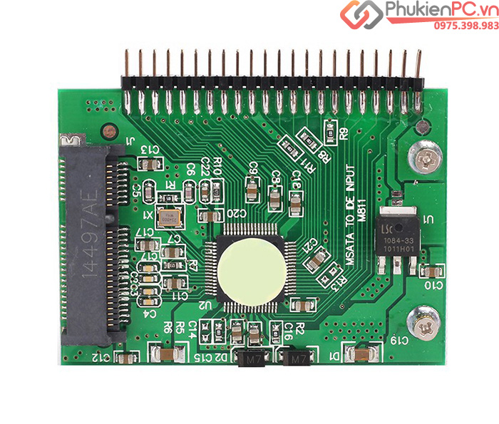 Hard drive adapter SSD mSATA to IDE ATA 44pin for laptop, industrial computer, embedded Computer embedded systems