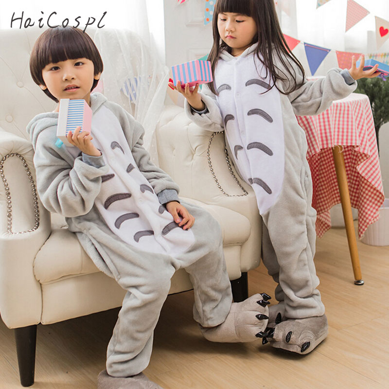 Unisex Kids Animal Kigurumi Pajamas Giraffe Pikachu Stitch Dinosaur Cosplay Sleepwear Children Oneise Jumpsuit Nightwear Homewear