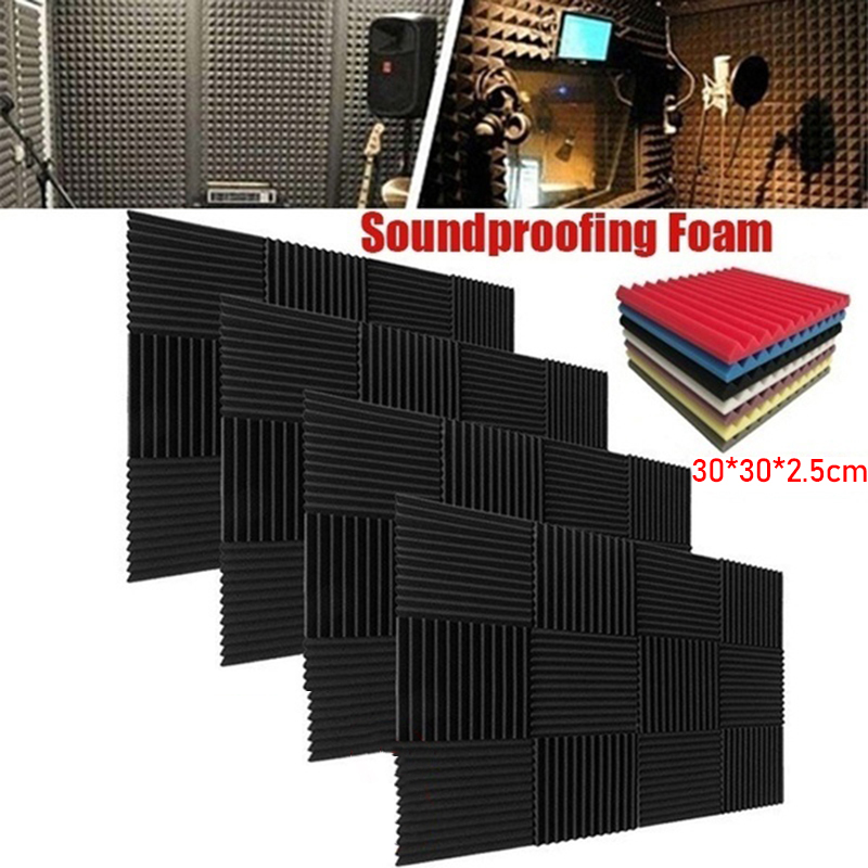 Soundproofing Foam Acoustic Wall Panel Sound Insulation Foam Studio Wall Tiles XUANTING. 