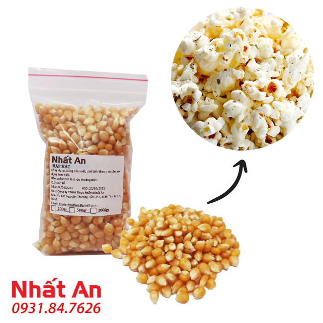 Bắp Mỹ rang bơ/ Bắp rang bơ/ Bắp nổ