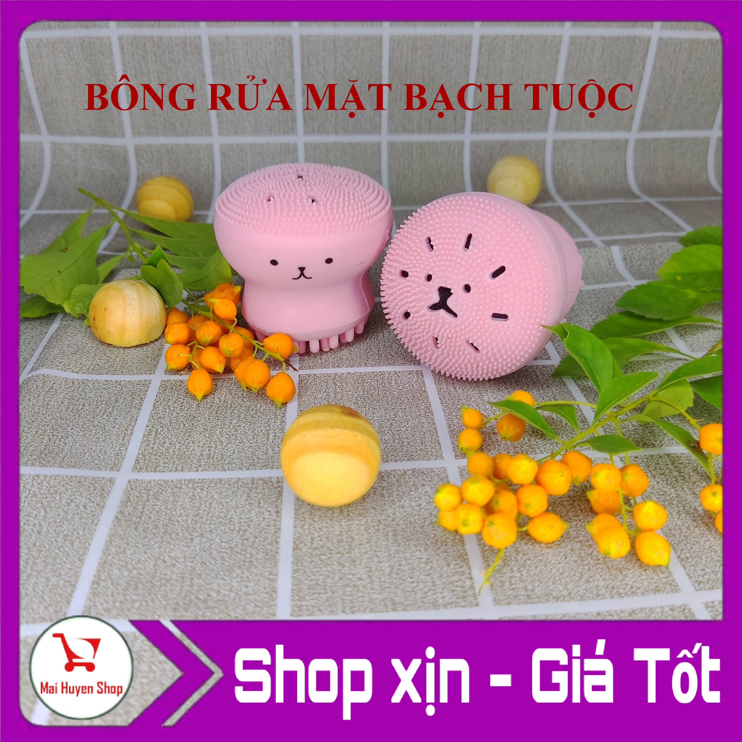 Dụng cụ massage Bạch tuộc tạo bọt rửa mặt siêu sạch