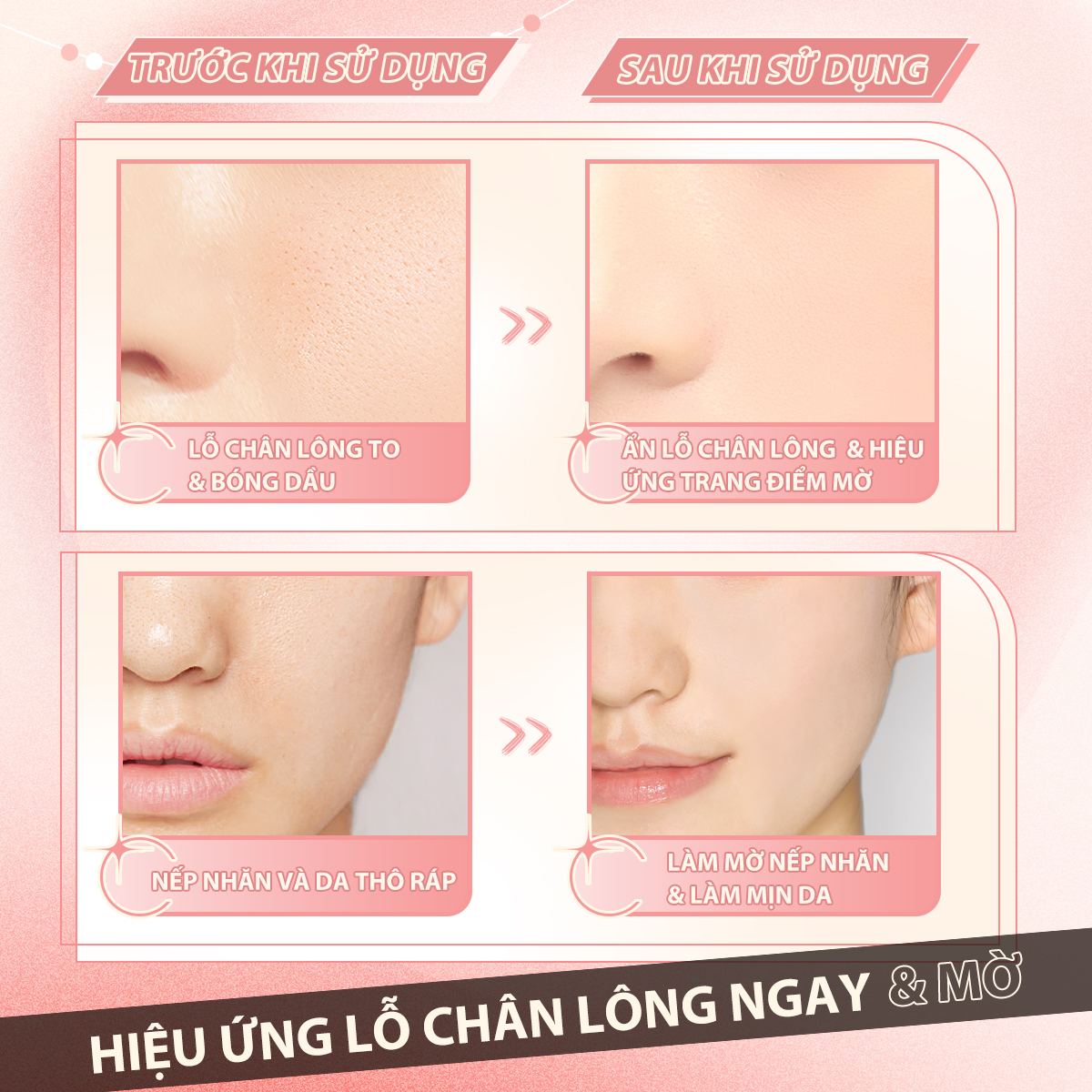 PINKFLASH PRO TOUCH pore minimizer Primer Poreless Smooth Fine Line Soft-focus Blurring Mattifying Matte Effect
