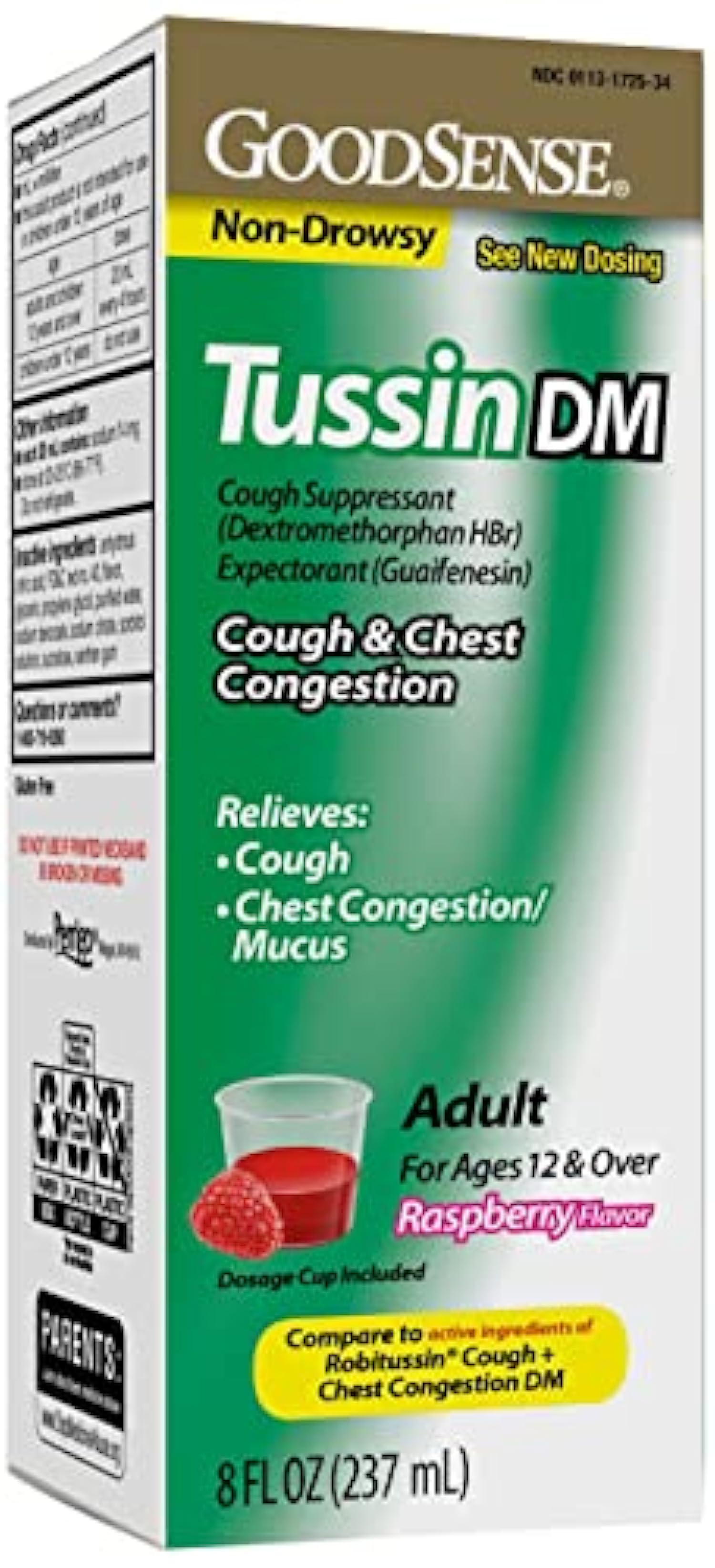 [PREORDER] GoodSense Tussin Cough Syrup DM, Cough and Chest Congestion
