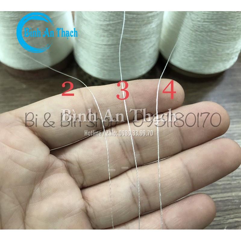 Chỉ Nilon Số 2 (210D/2) Kết Cườm Đính Hạt, May Túi Xách Bền Đẹp