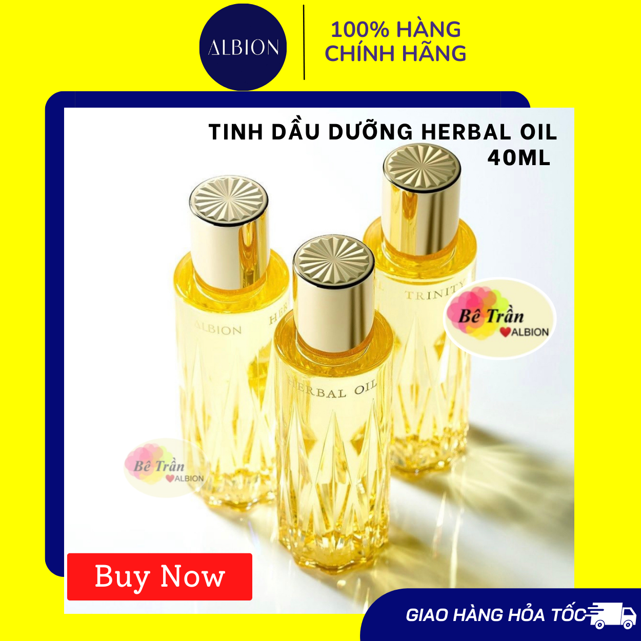[Chính hãng] [ALBION] Tinh dầu dưỡng Herbal Oil (100% AUTH, trực tiếp từ store ALBION)
