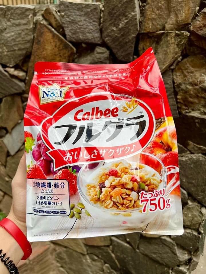 Ngũ cốc calbee 750g date 2023