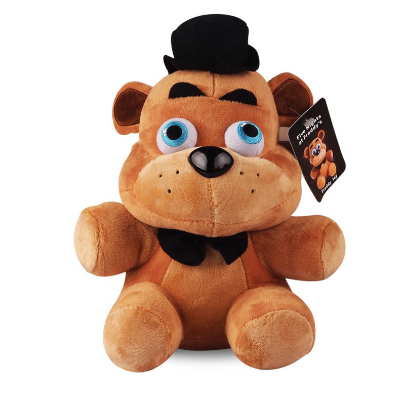 25cm Game Five Nights at Freddy's Nightmare Freddy Bear Foxy Bonnie Plush  Toys Soft Stuffed FNAF Animal Dolls