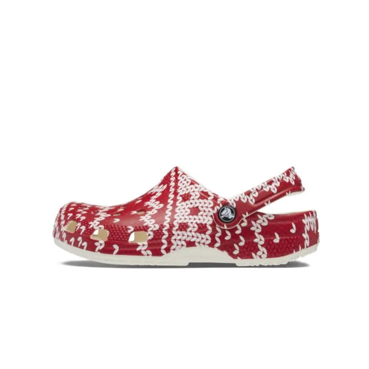 Giày Clog Unisex Crocs Classic Holiday Sweater - Multi