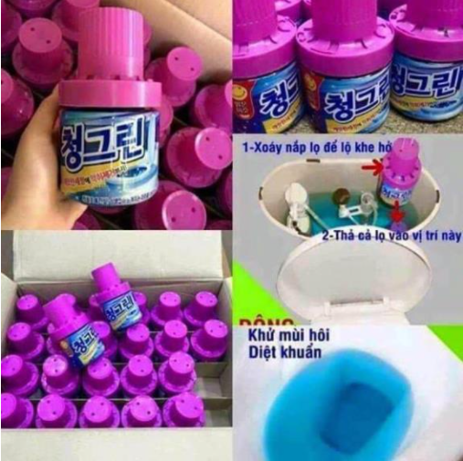 Lọ thả bồn cầu thơm,chất tẩy rửa bồn cầu