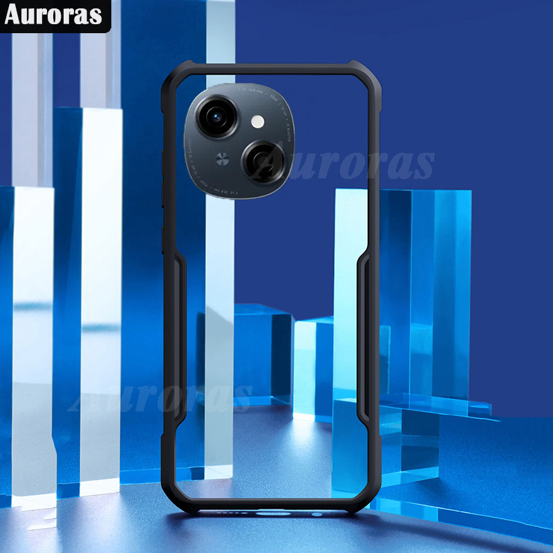 For ( Tecno Spark Go 1 ) Phone Case Air Cushion Soft Silicone Clear Transparent Shockproof Armor Cover for ( Tecno Spark Go 1 ) Cover Casing HP.