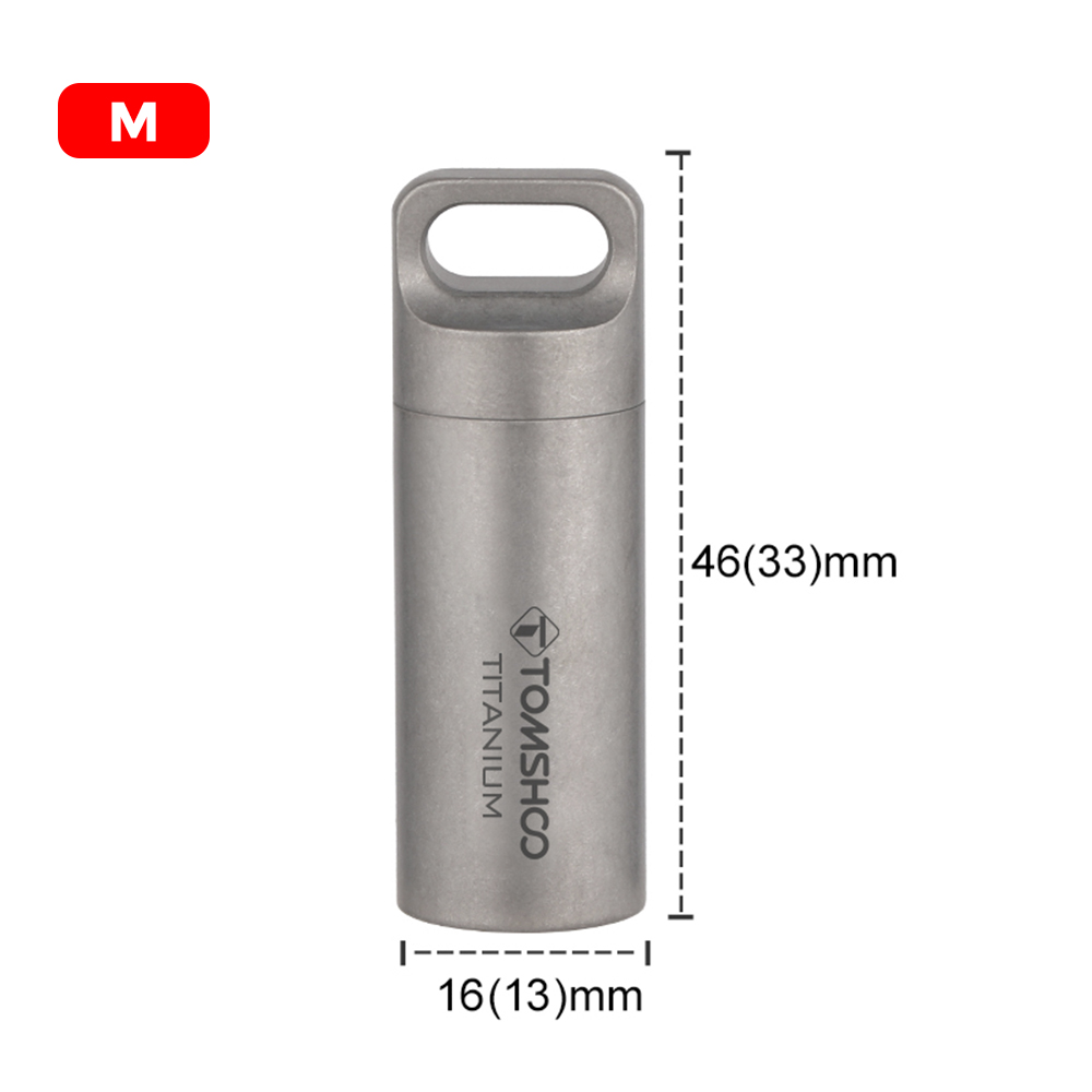 Stainless Steel Titanium Pill Container Best Nitroglycerin Bottle