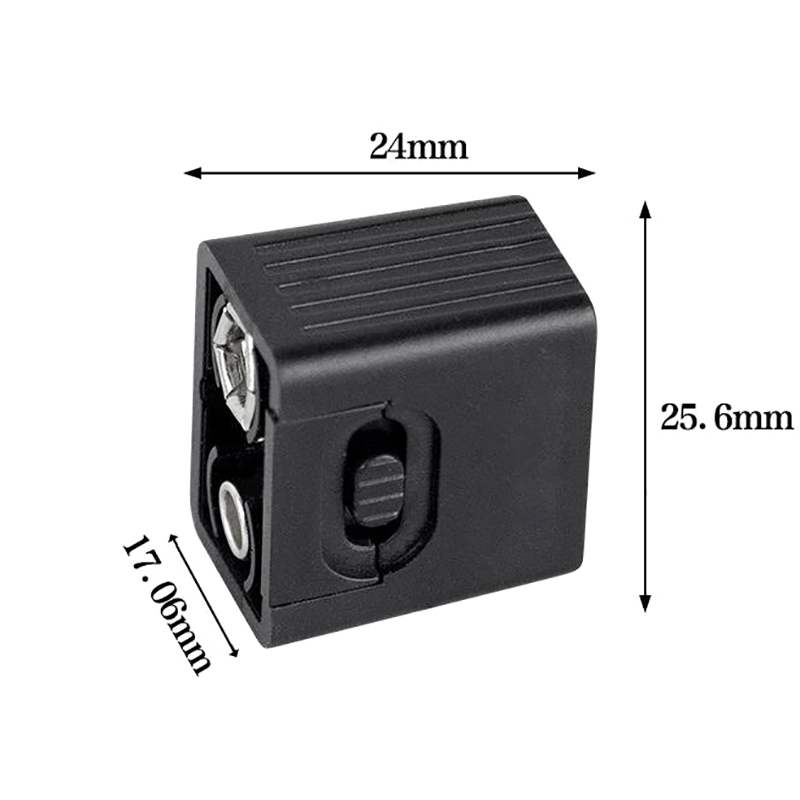 9V Battery Flashlight 9V Mini LED Key Light 6F22 Battery COB Outdoor Lighting Work Light Battery Not Included SUNM. 