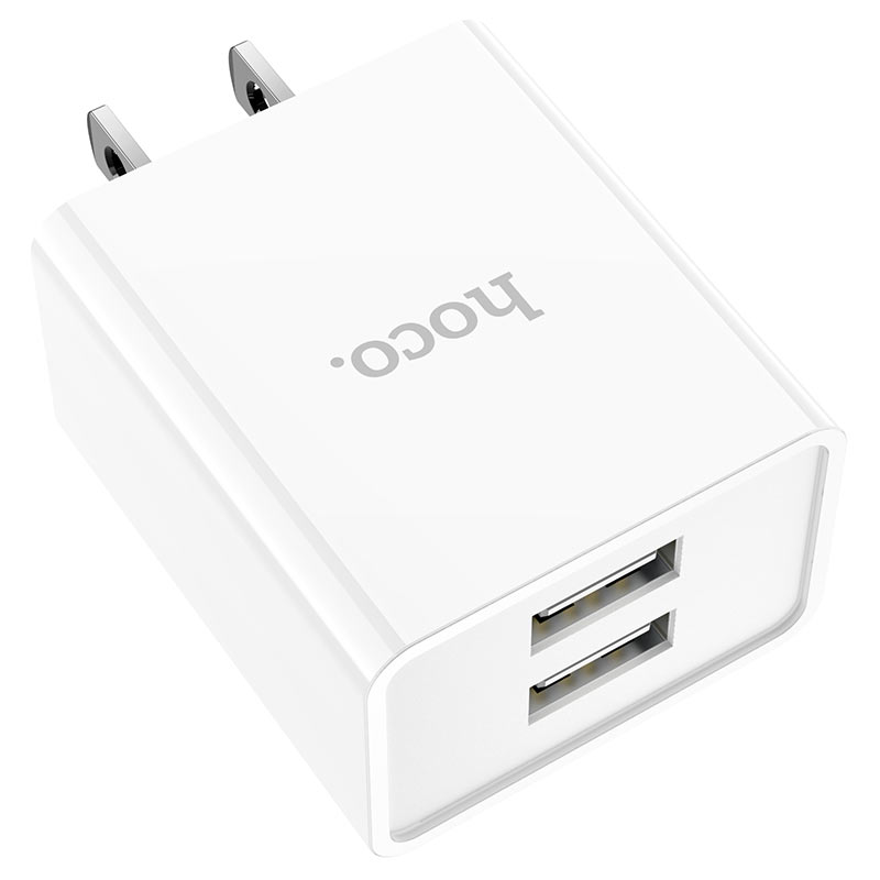 Củ Sạc IPHoco C89-Cốc Sạc Nhanh 2 Cổng USB Sạc nhanh 2.1A Max