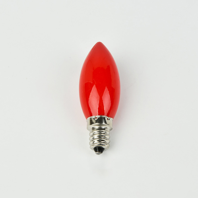 Maraa 1 cái LED bàn thờ bóng đèn E12/E14 nến đỏ phật đèn đền Đèn trang trí
