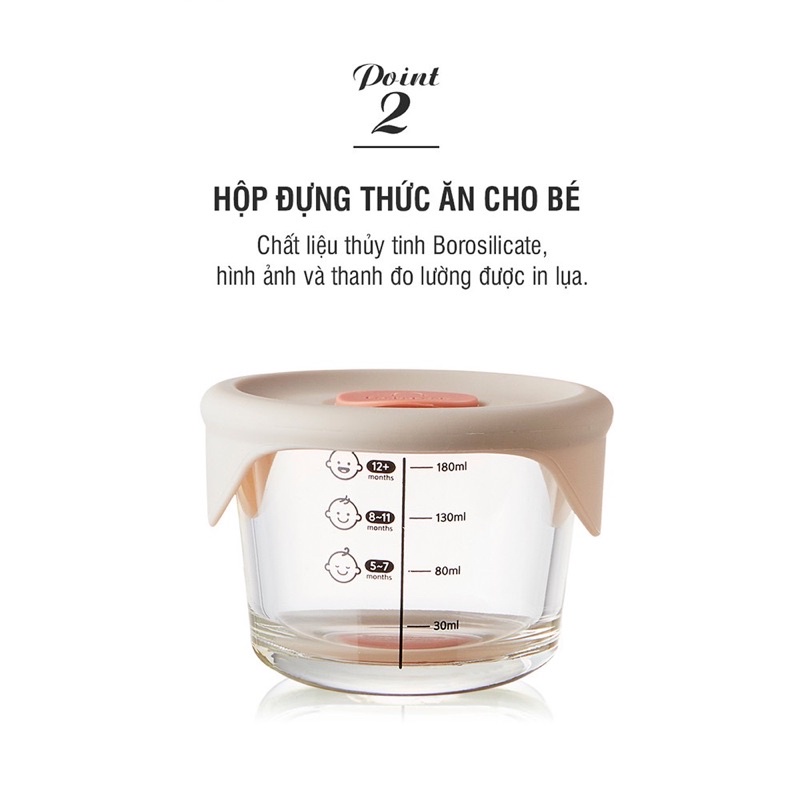 Bộ 3 Hộp Thủy Tinh Lock&Lock Dung Tích 230ml x3 LLG508S3