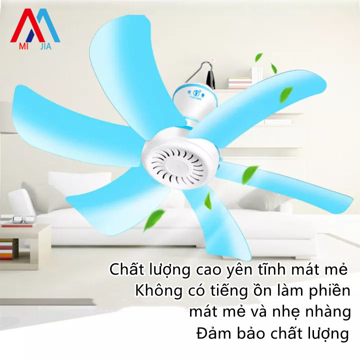 [The most high quality!] xiaomimijia ready to delivery! Small ceiling fan mini fan no noise for bed bedroom ceiling fan mosquito net electric fan household small for student dormitory