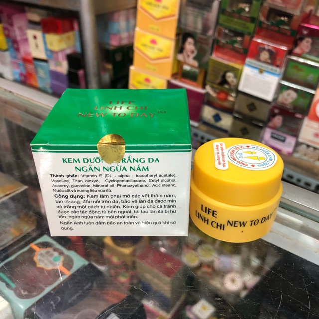 Kem ốc sên linh chi new today dưỡng trắng da ngăn ngừa nám 18g