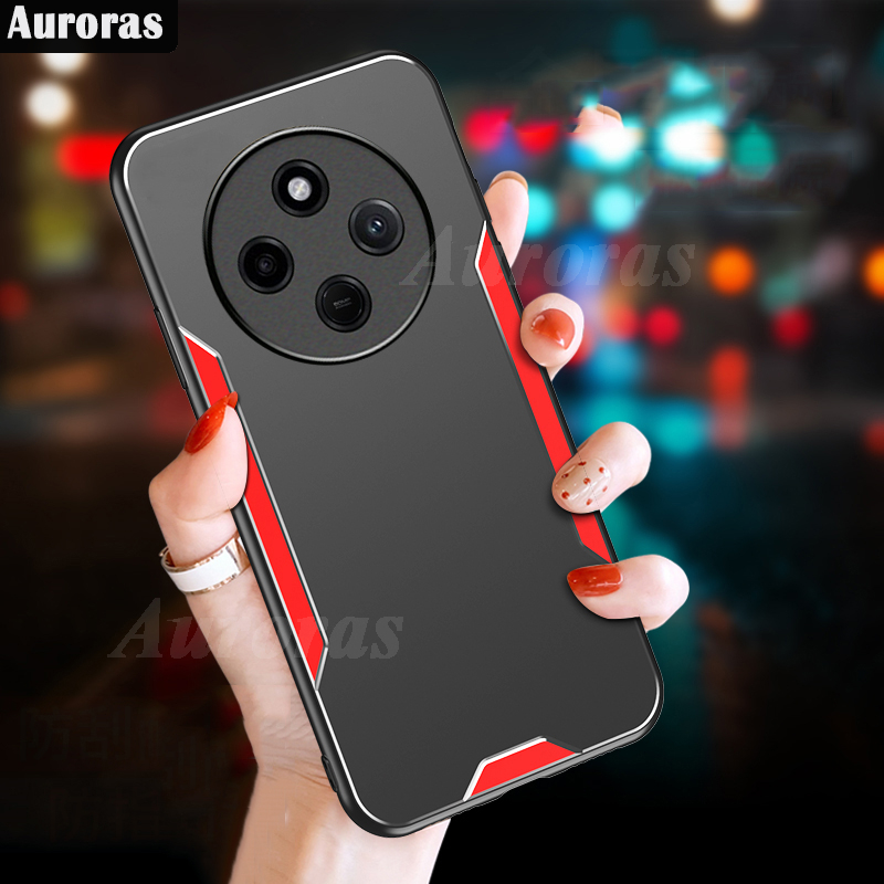 For MI Redmi 14C Phone Case Heat Dissipation Metal Frame Ultra-thin Heat Dissipation Frosting Cover for Redmi 14C Cover Casing HP