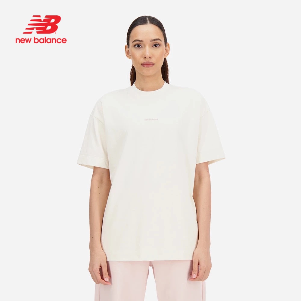 New balance áo thun thể thao nữ athletics linear awt33557_gie