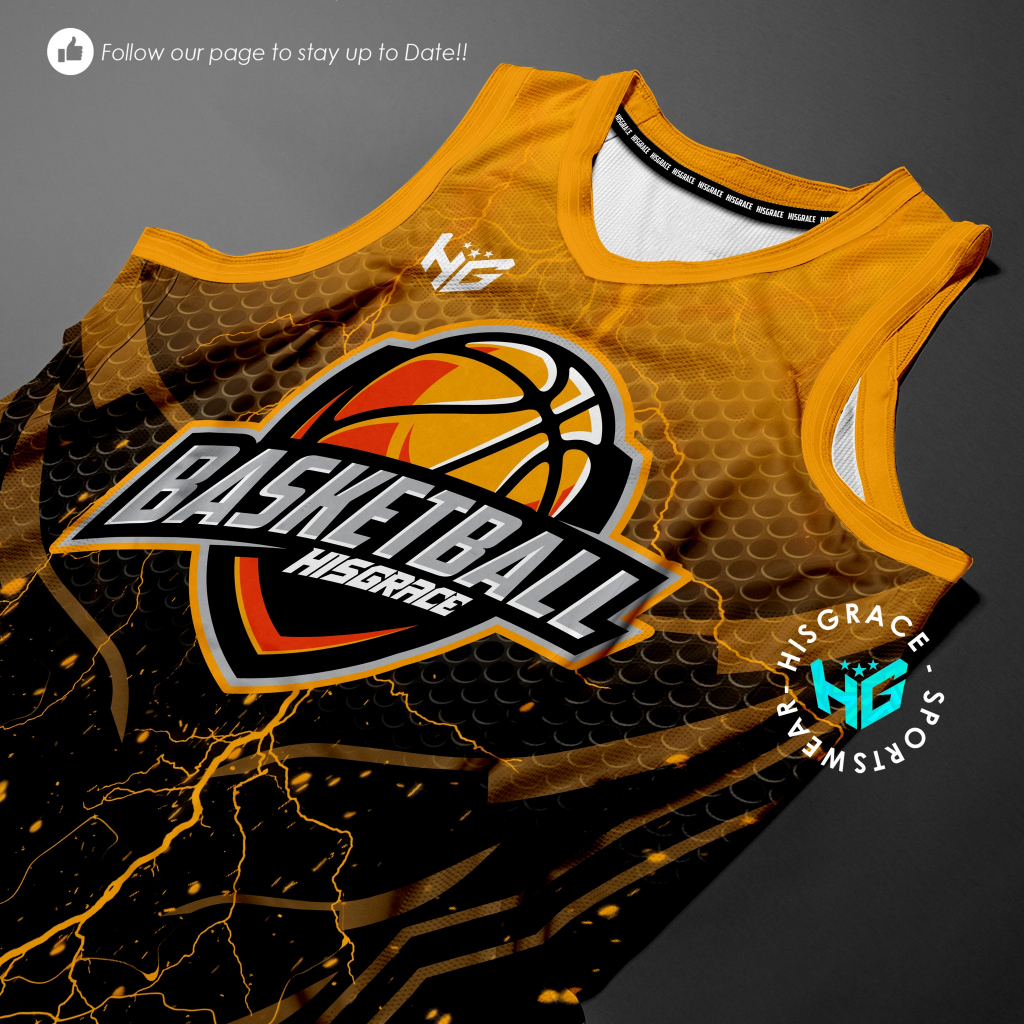 Sublimation Orange And Grey Jersey Black And Orange Sublimation