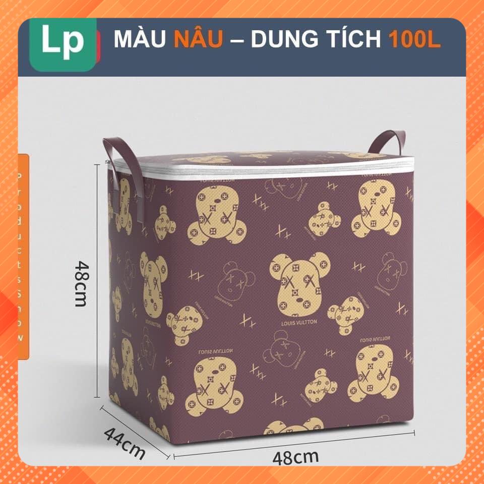Túi vải đựng chăn màn 100l tiện ích