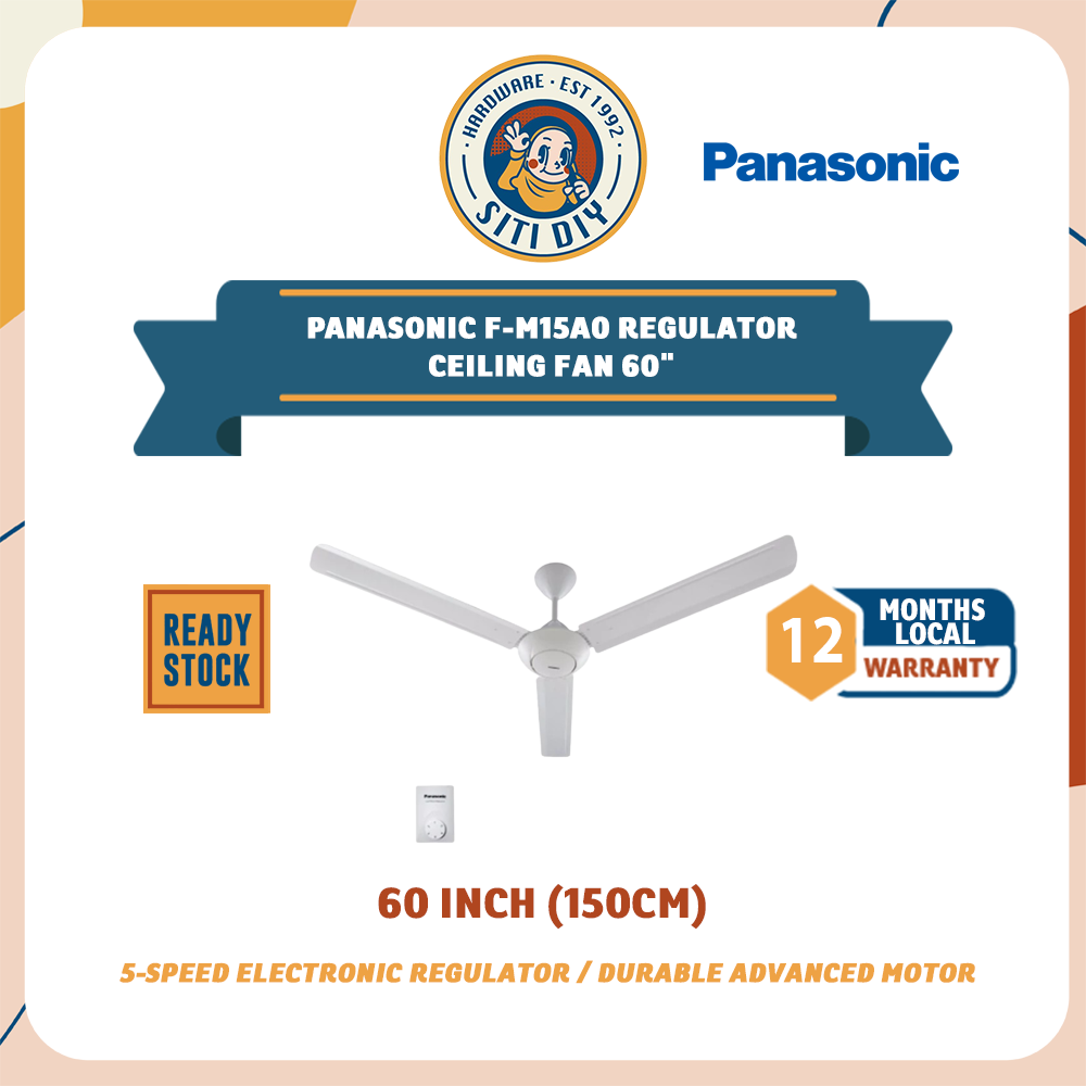 [SITIDIY] PANASONIC F-M15A0 Regulator Ceiling Fan 60