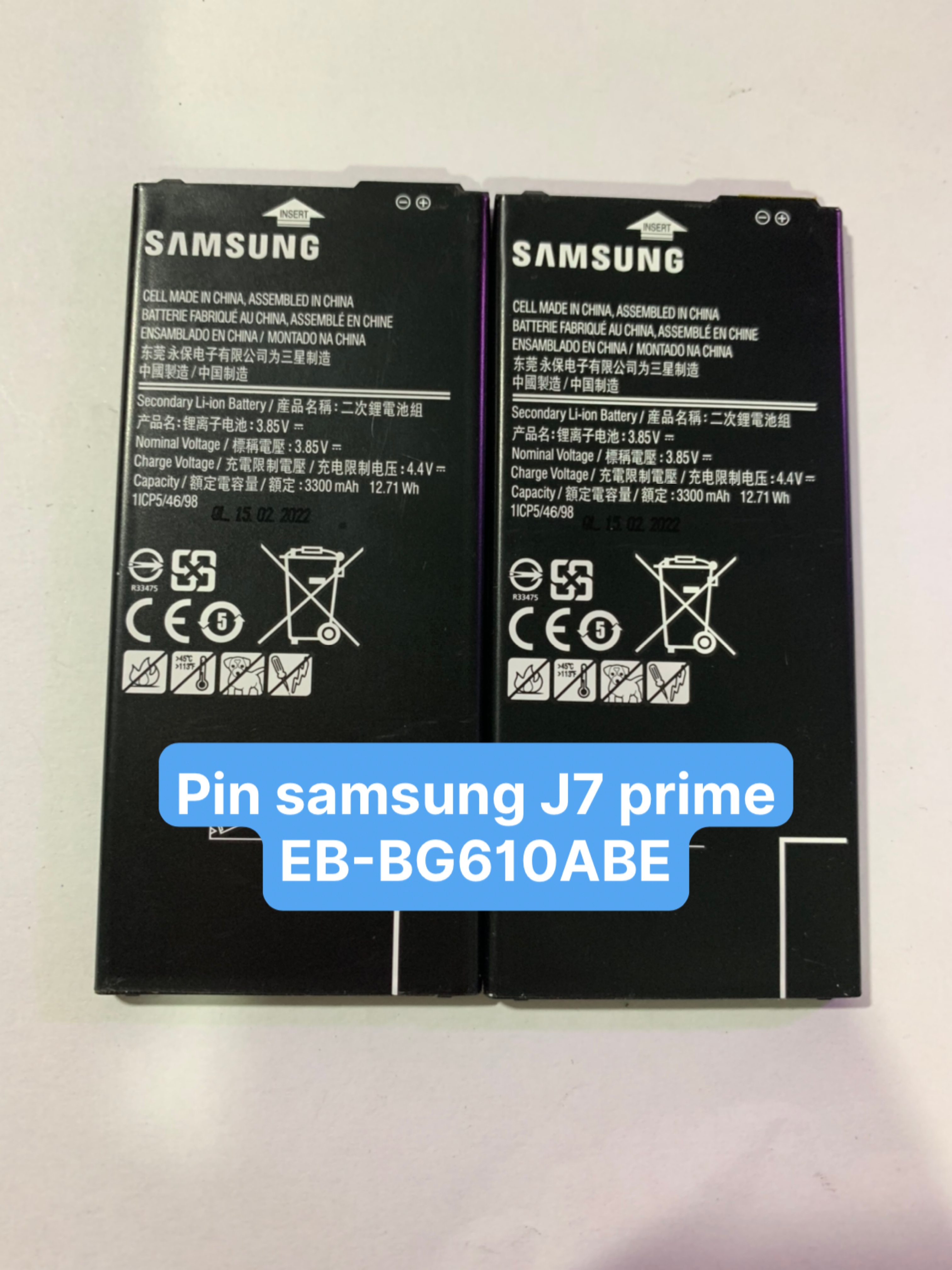 Pin zin công ty samsung bg610abe - 3300mah j7 prime / g610 / a710 / j4 plus / j6 plus