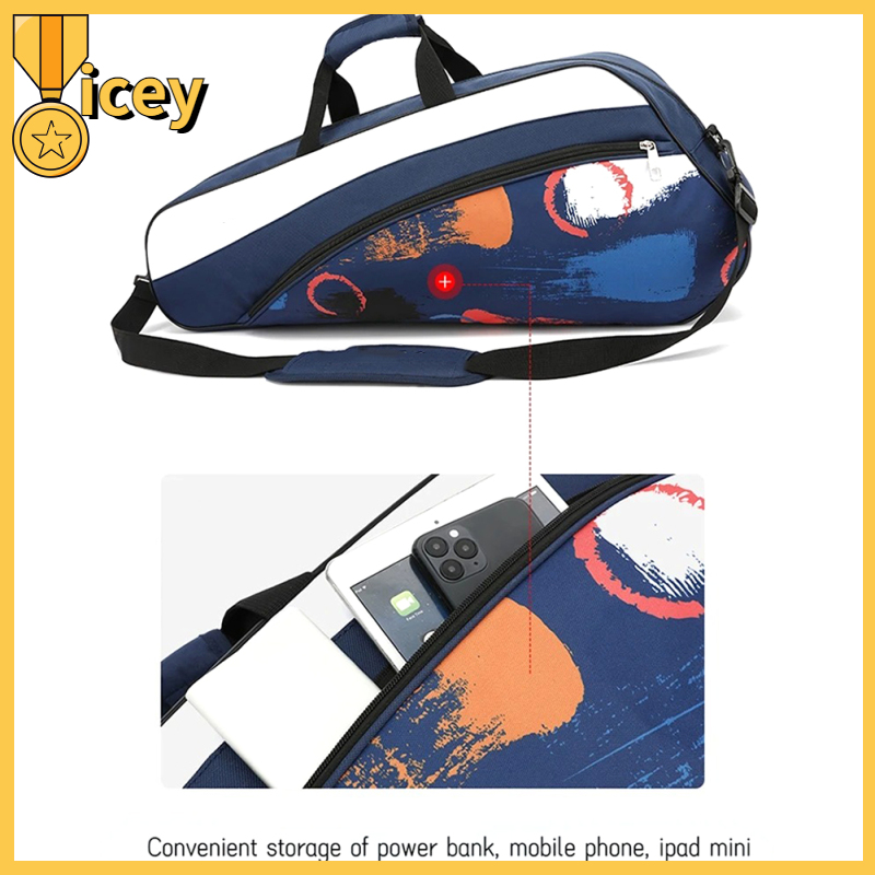 Squash Racquet Cover Bag Lightweight Padded Racket Carrying Bag With