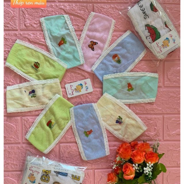 Che thóp mụ cotton cho trẻ sơ sinh - loại chun