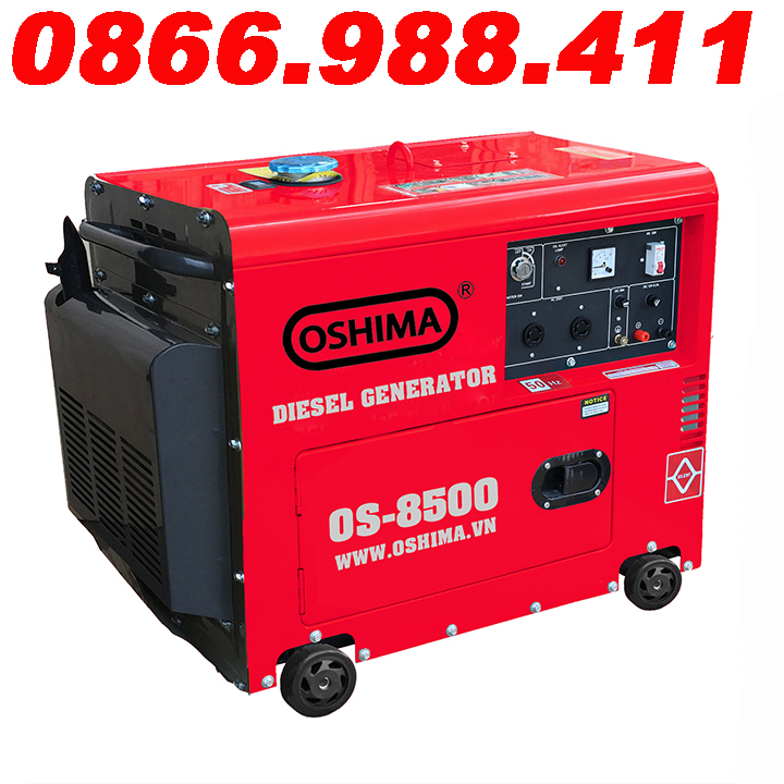 Máy phát điện chạy dầu 7kw oshima os-8500