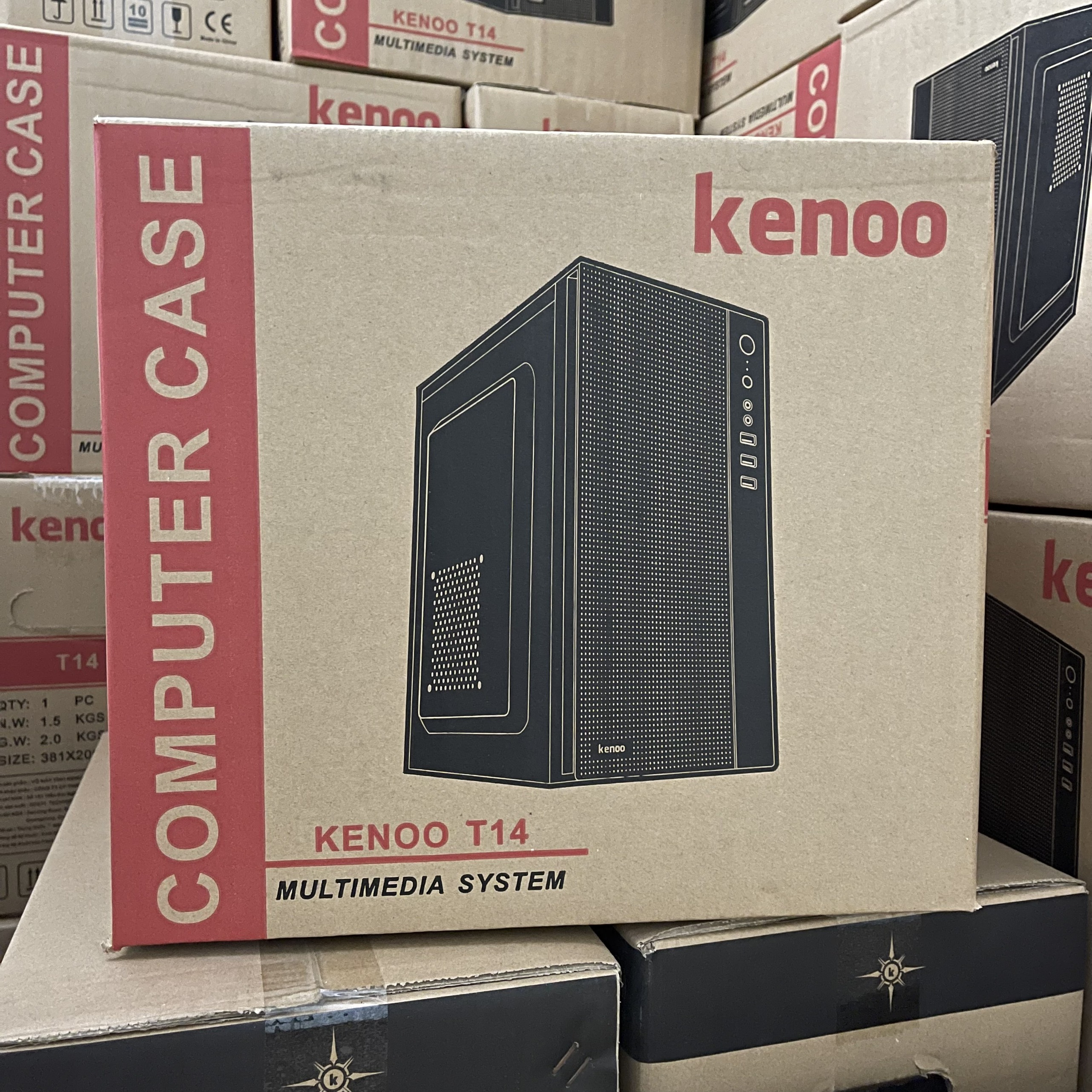 Vỏ case máy tính văn phòng Kenoo T14