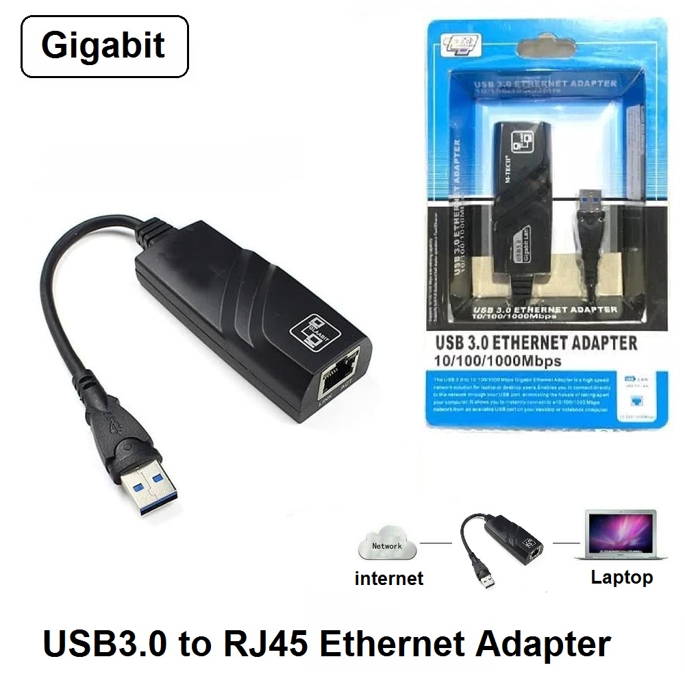 USB 3 0 To Gigabit Lan Ethernet Adapter Lazada Indonesia
