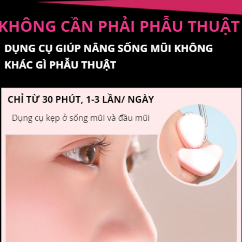 [Hàng Nhật Bản sách tay] Nâng mũi , dụng cụ nâng mũi Nhật Bản