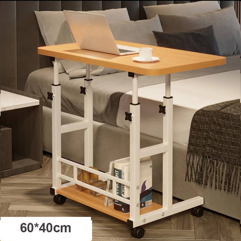 YONUO The bedside can be moved, lifted, and the home simple bedroom study computer desk is a study office desk