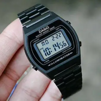 casio stainless steel digital watch