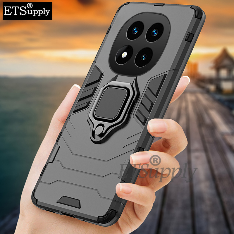 Phone case Xiaomi Poco X7 Pro Shockproof Armor Stand with Holder Car adsorb Ring Back Cover Poco X7 Case